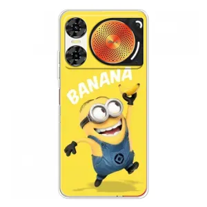 Мультяшный принт на Чехол для ZTE Нюбия Мьюзик 2 (Banana)