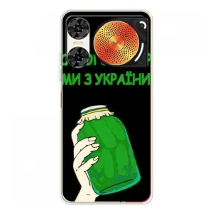 Чехол на ZTE Nubia Music 2 Украинский дизайн (Банка, Доброго вечора)