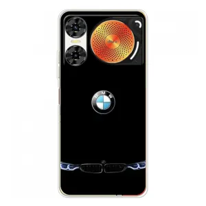 Силиконовый бампер с картинкой машины на ZTE Nubia Music 2 (Черный BMW)