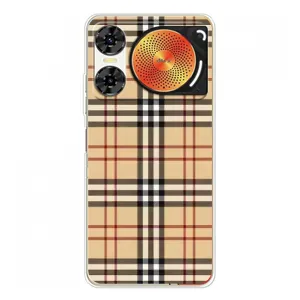 Чехол с Брендами одежды на ZTE Нюбия Мьюзик 2 (Burberry стиль)
