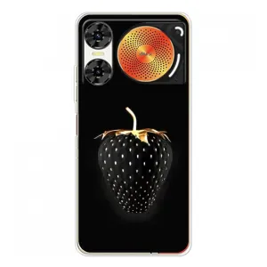 Чехол с изображением вкусной еды для ZTE Nubia Music 2 (Чёрная клубника)