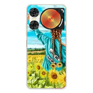 Чохол Стильні дівчата на ZTE Nubia Music 2 (Дівчина на полі)