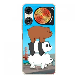 Чехлы с Пандами на ZTE Nubia Music 2 (Друзья)