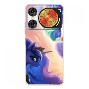 Чехол Unicorn на ZTE Nubia Music 2 (Единорожки на тучках)