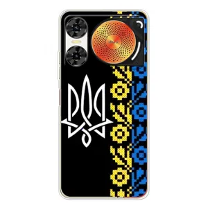 Силиконовый Чехол на ZTE Nubia Music 2 (Герб и вышыванка)