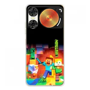 Чехлы для ZTE Nubia Music 2 (Персонажи Майн Крафт) (Герой Майнкрафт)
