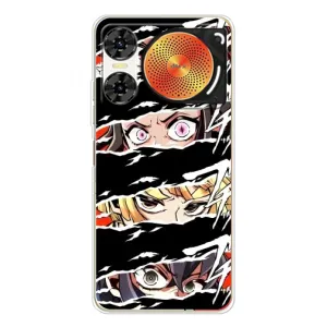 Силиконовые чехлы с глазами Anime для ZTE Нюбия Мьюзик 2 (Глаза на чорном)