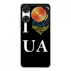 Силиконовый Чехол на ZTE Nubia Music 2 (Я-Украина) (I Love UA)