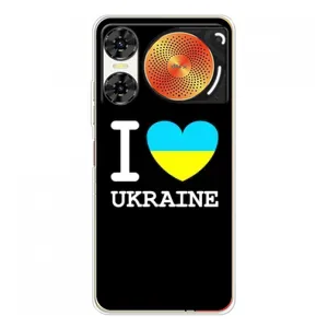 Чехол с Украинской символикой на ZTE Нюбия Мьюзик 2 (I Love Ukraine)