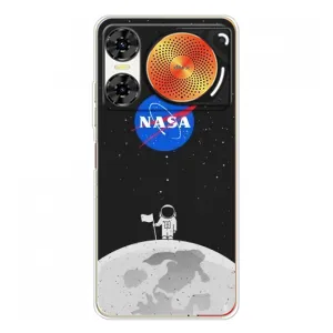 Силиконовый бампер с принтом "Наса" на ZTE Nubia Music 2 (Космонавт NASA)