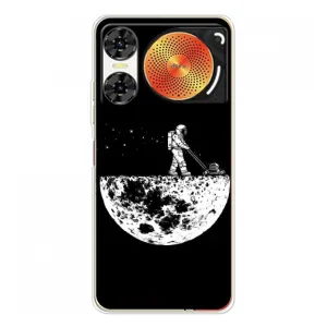 Силиконовый Чехол с принтом "Космонавты" на ZTE Nubia Music 2 (Космонавт)
