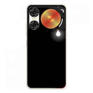 Чехол с картинками на черном фоне для ZTE Nubia Music 2 (Лампочка)