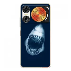 Силиконовый бампер с картинкой животных для ZTE Nubia Music 2 (Пасть Акулы)
