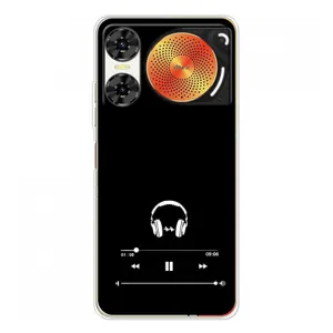Чехол с картинками на черном фоне для ZTE Nubia Music 2 (Плеер)