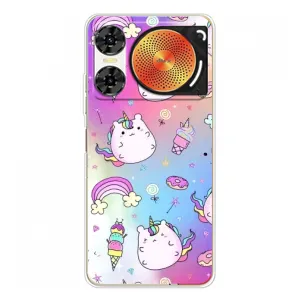 Чехол Unicorn на ZTE Nubia Music 2 (Радуга и Единорог)