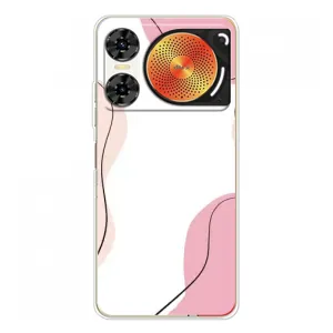 Чехол цветочный дизайн для ZTE Nubia Music 2 (Розовый фон)