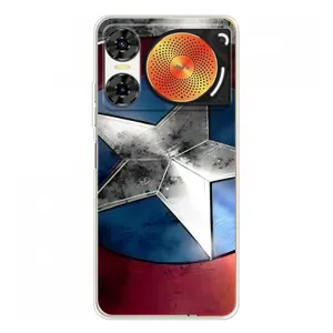 Чехол с Щитом Капитана Америки на ZTE Nubia Music 2 (Щит Капитана Америки)