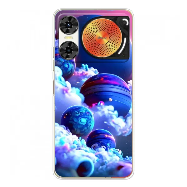 Чехол с рисунком «Синие планеты» для ZTE Nubia Music 2 Чехол с рисунком «Синие планеты» для ZTE Nubia Music 2