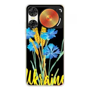 Чехол на ZTE Nubia Music 2 Украинский дизайн (Ukraine в цветочках)