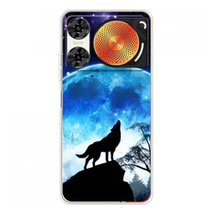 Чехол с Волком на ZTE Nubia Music 2 (Воет на луну)