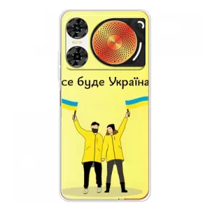 Силиконовый Чехол на ZTE Nubia Music 2 (Я-Украина) (Все будет)