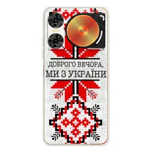 Силиконовый Чехол на ZTE Nubia Music 2 (Вышиванка Доброго вечера)
