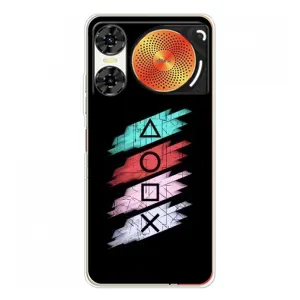 Чехол КИБЕРСПОРТ для ZTE Nubia Music 2 (Значки Sony)