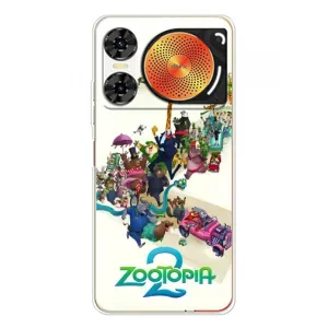 Силиконовый чехол с принтом Зоотрополіс для ZTE Nubia Music 2 (Зоотрополис логотип)