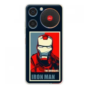 Чехол Супергерой Железный человек на ZTE Nubia Music (Art Iron man)