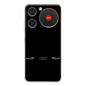 Силиконовый бампер с картинкой машины на ZTE Nubia Music (Силует Audi)