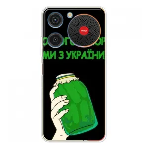 Чехол на ZTE Nubia Music Украинский дизайн (Банка, Доброго вечора)