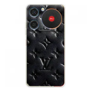 Текстурный Чехол Louis Vuitton для Нубия Мюзик (Черный ЛВ)
