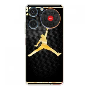 Силиконовый Чехол Nike Air Jordan на Нубия Мюзик (Джордан 23)