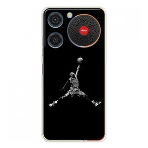 Силиконовый Чехол Nike Air Jordan на Нубия Мюзик (Джордан)