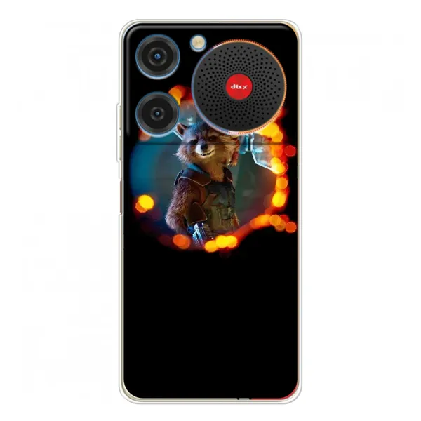 Чехол с рисунком «Енот Ракета» для ZTE Nubia Music