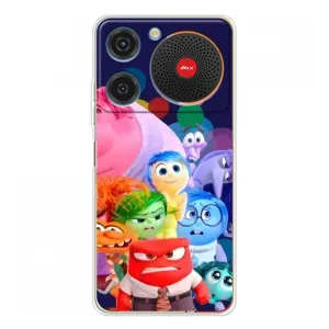 Чехол Головоломка для ZTE Nubia Music - (AlphaPrint) (Герои головоломки)