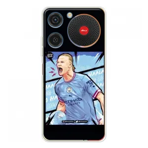 Чехлы с принтом для ZTE Nubia Music Футболист (гол Эрлинг Холланд)