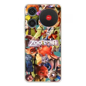 Силиконовый чехол с принтом Зоотрополіс для ZTE Nubia Music (Коллаж героев)
