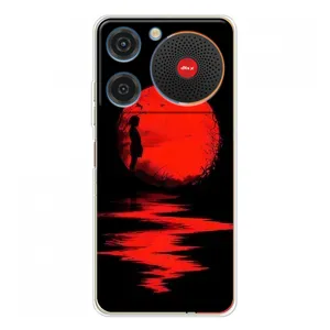 Літній Чохол на ZTE Nubia Music (Червоний Захід сонця)