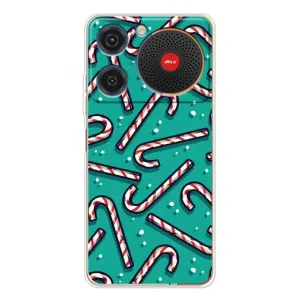 Силиконовый бампер на рождество для ZTE Nubia Music (Леденцы)
