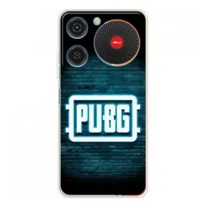 Чохол (TPU) з картинкою "Лого Пабг" на Нубія Мюзік (Лого PUBG)