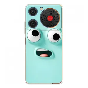 Силиконовые Чехлы (смешные стикеры) для ZTE Nubia Music (Забавное мятное лицо)