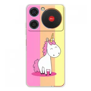 Чехол Unicorn на ZTE Nubia Music (Радужный Единорог)