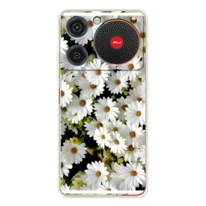 Чехол с ромашками на ZTE Nubia Music (Рамка в ромашках)