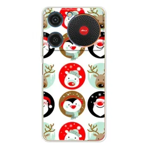 Силиконовый бампер на рождество для ZTE Nubia Music (Рождественский принт)
