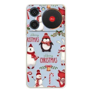 Чехол Санта Клаус для ZTE Nubia Music (Рождественский)