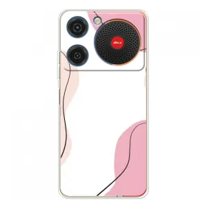 Чехол цветочный дизайн для ZTE Nubia Music (Розовый фон)