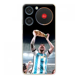 Чехлы Лео Месси Аргентина для ZTE Nubia Music (Счастливый Месси)