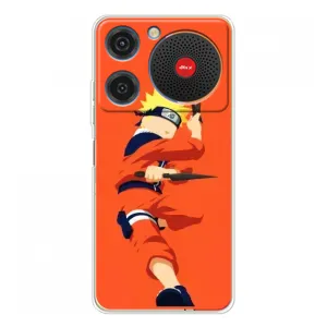 Чехлы с принтом Наруто на ZTE Nubia Music (Силуэт Наруто)