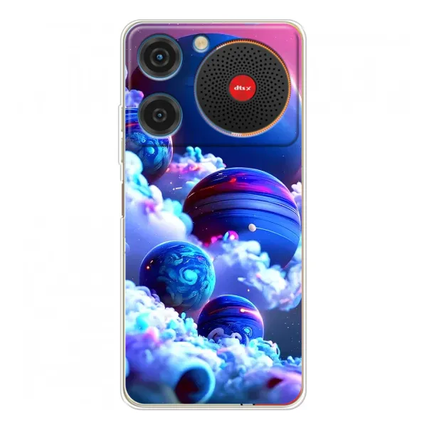Чехол с рисунком «Синие планеты» для ZTE Nubia Music Чехол с рисунком «Синие планеты» для ZTE Nubia Music